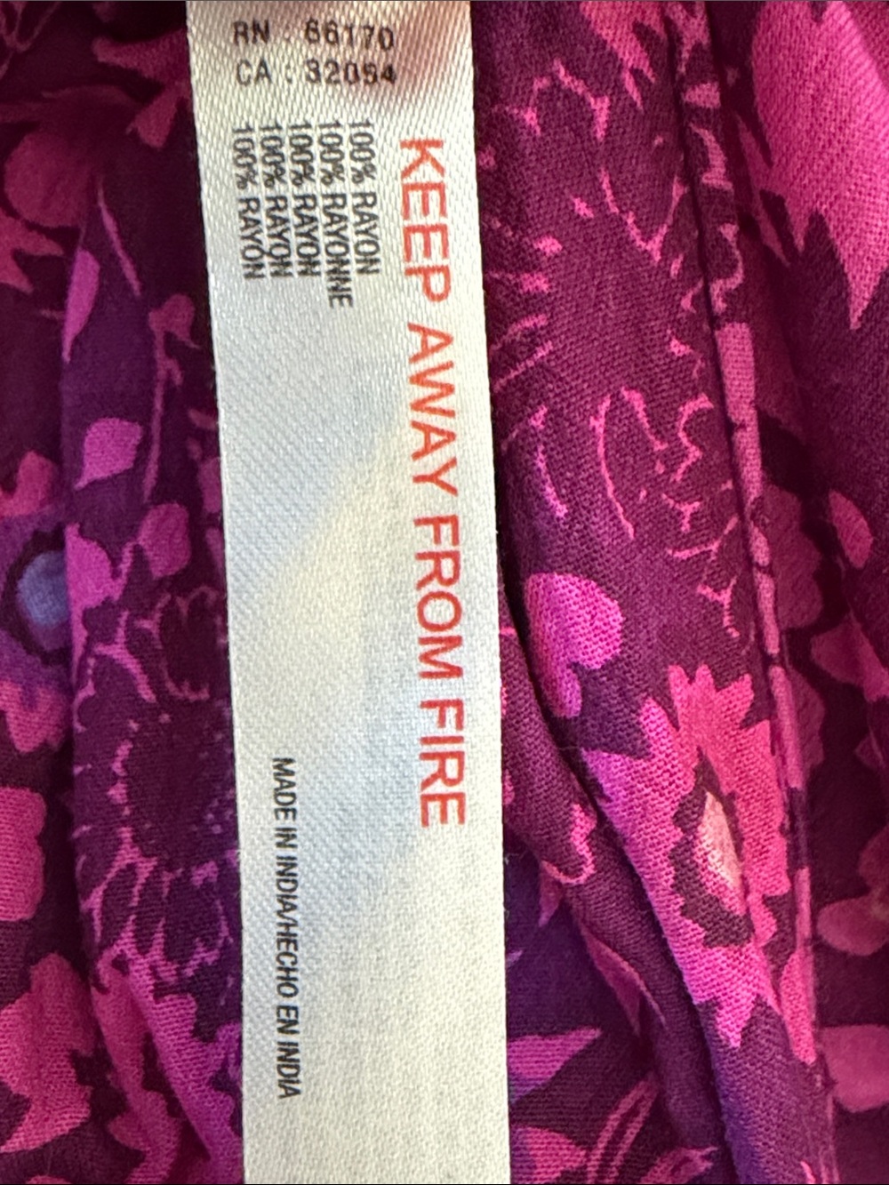 Anthropologie - Fuchsia and Purple Floral Button-Front Jumpsuit - Picture 8 of 9